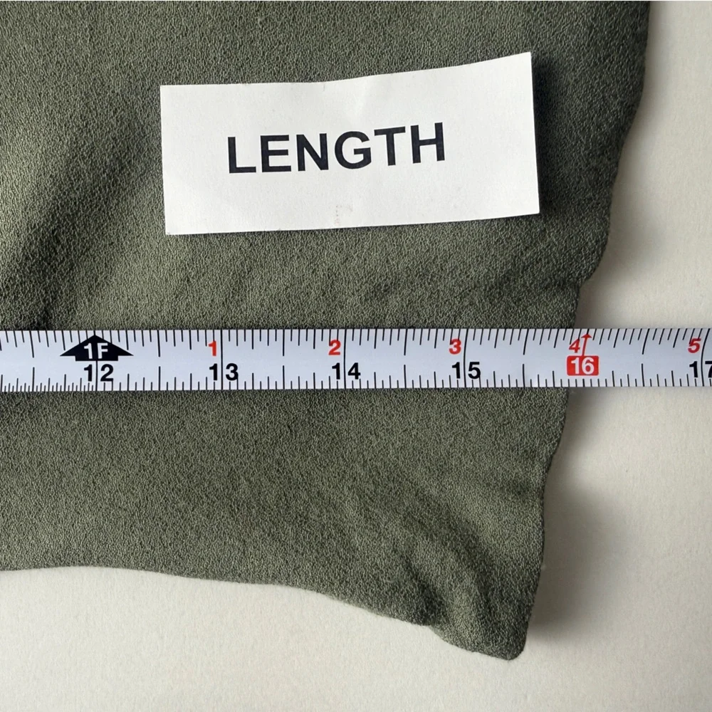 Wilfred Aritzia Novella Top-Size 2XS-Sweetheart Neckline-Sage Green Short Sleeve